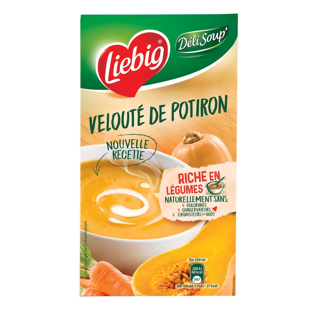 Liebig Velouté de Potiron Soupe 1 L