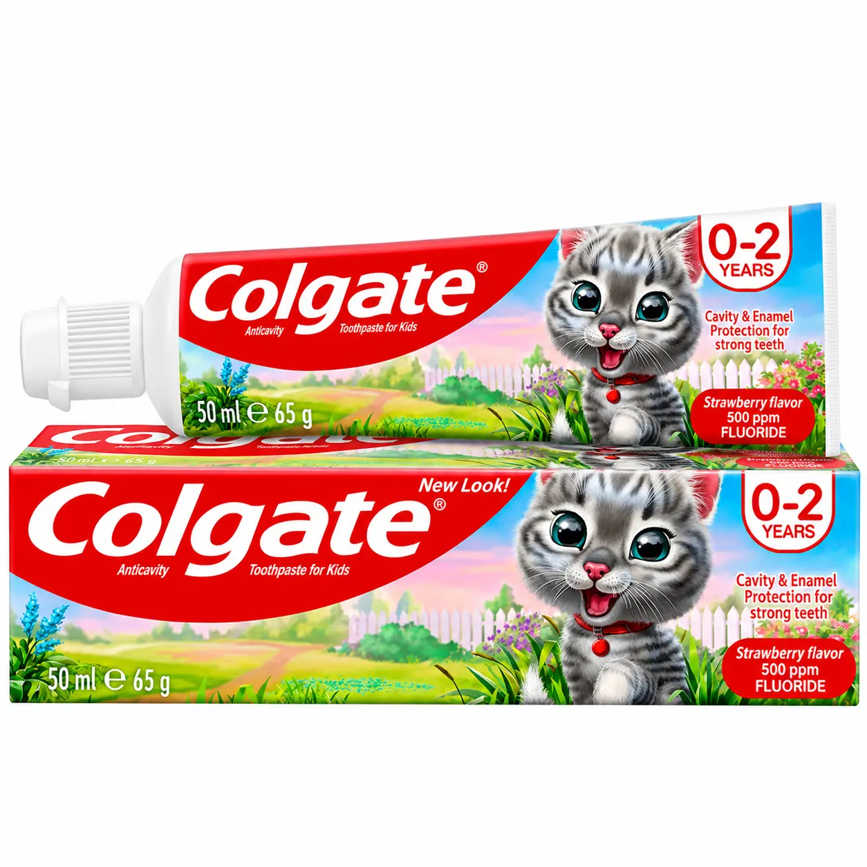 Colgate Baby 0 à 2 Ans Fraise Dentifrice Enfant 50 Ml
