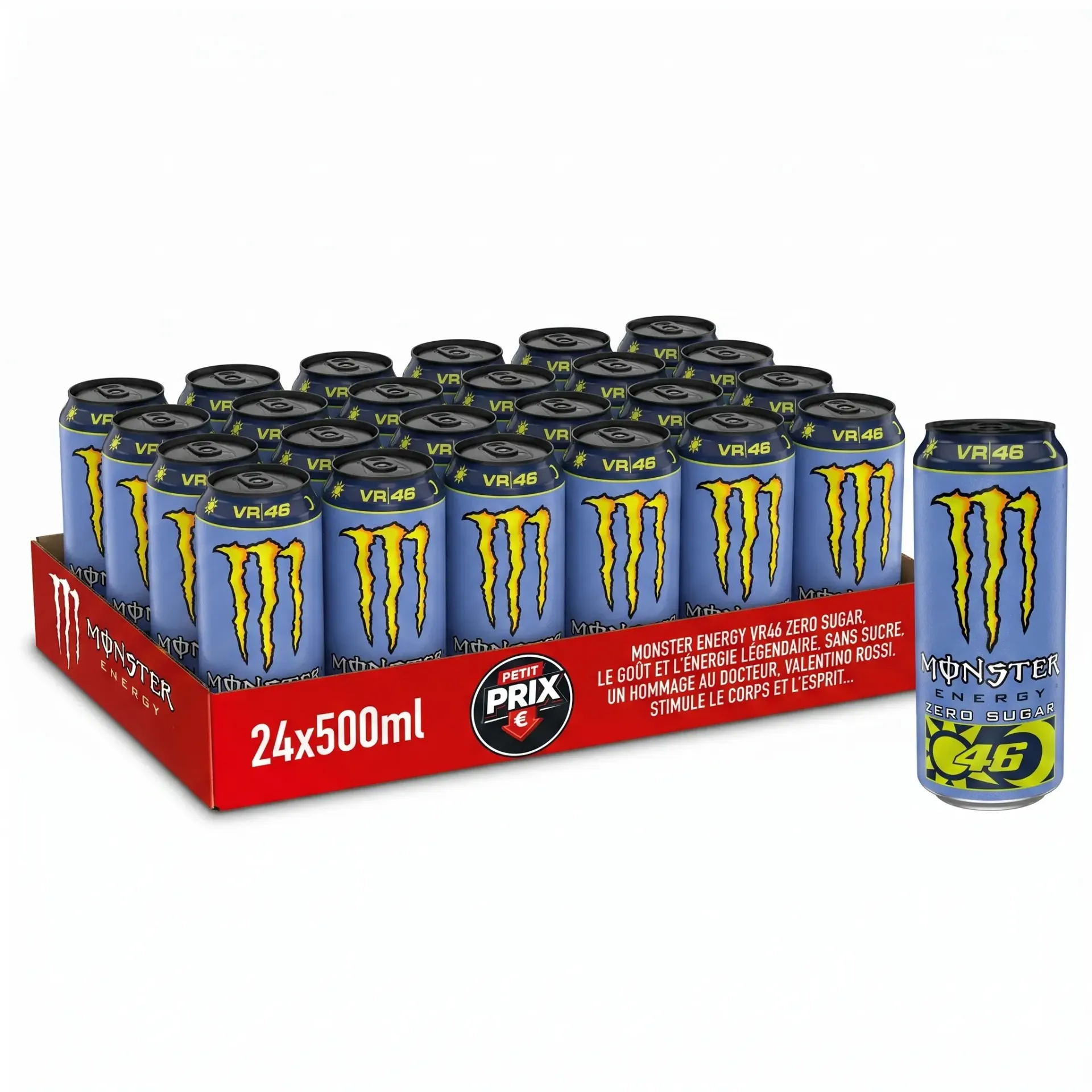 [MON005] Monster VR46 Zero Sugar Canette 24x50 Cl