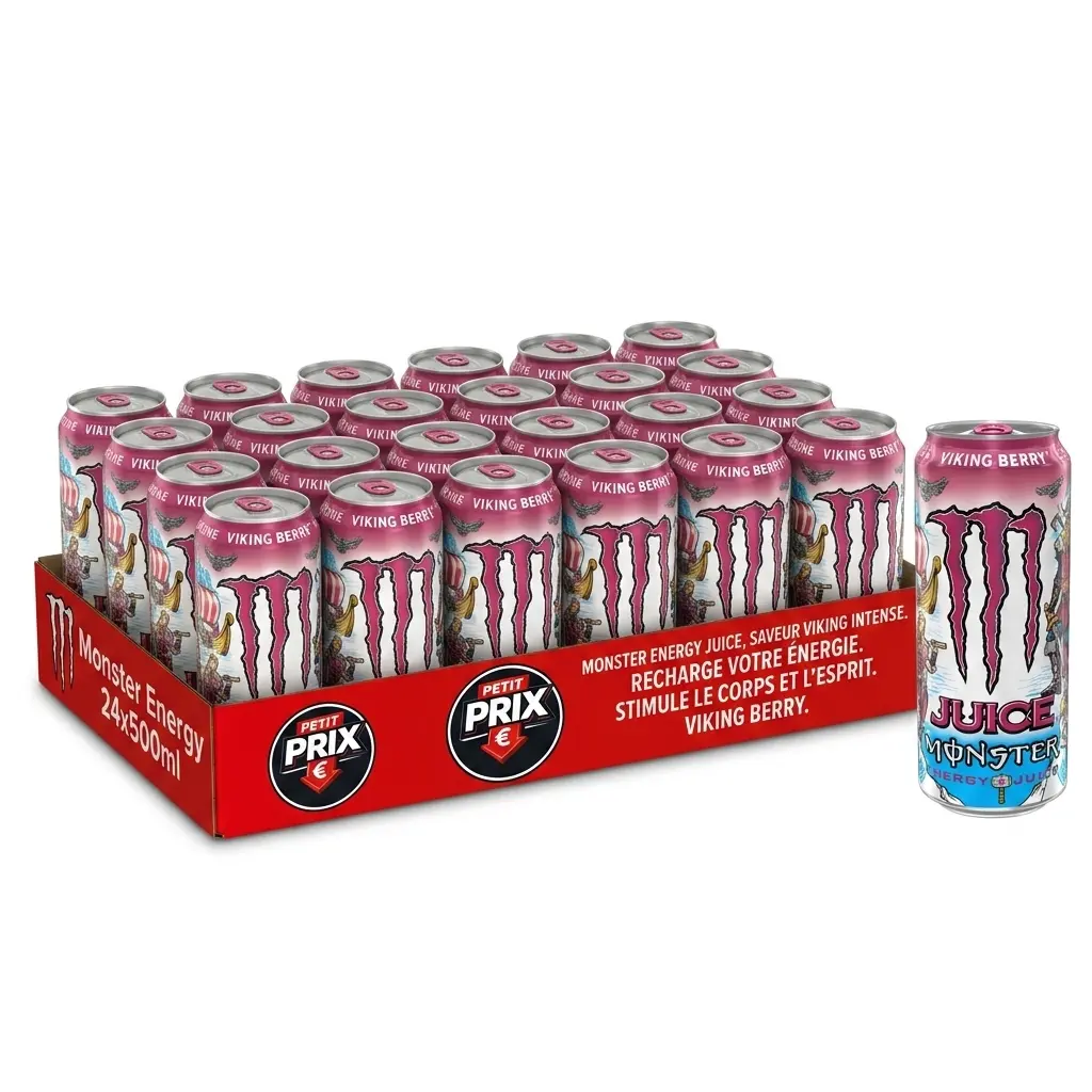 [MON007] Monster Juice Viking Berry Canette 24x50 Cl