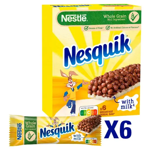 [NESQ001] Nestlé Nesquik Barres de Céréales 6x25 Gr