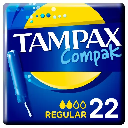 [TAMP003] Tampax Compak Regular Tampons 22 Pièces