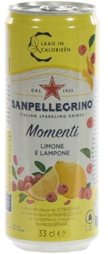 San Pellegrino Momenti Limone & Lampone Canette 33 Cl