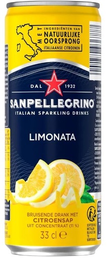 [SANP011] San Pellegrino Limonata Canette 33 Cl