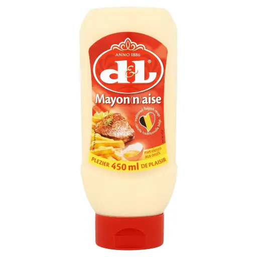 [DEVO001] Devos Lemmens Mayonnaise aux Oeufs Squeeze 450 Ml