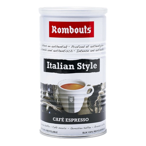 [ROMB002] Rombouts Italian Style Espresso Café Moulu 500 Gr