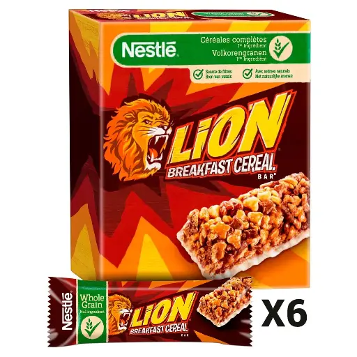 [NEST002] Nestlé Lion Barres de Céréales 6x25 Gr