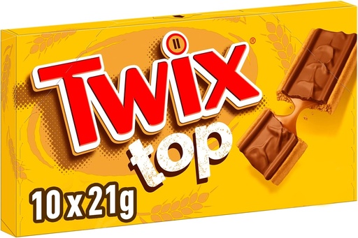 [TWIX004] Twix Top Barres Chocolatées 10x21 Gr