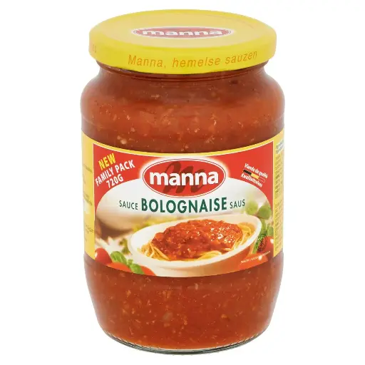 Manna Bolognaise Sauce Pâtes 720 Gr
