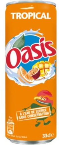 Oasis Tropical Canette 33 Cl