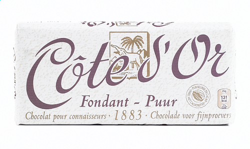 [20010] Côte d'Or Noir Fondant Tablette de Chocolat 150 Gr