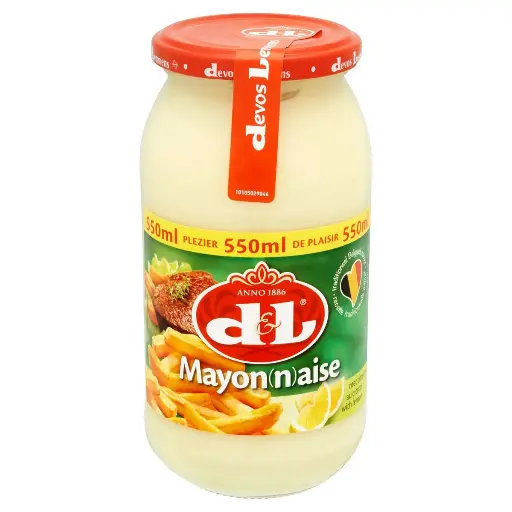 [12990] Devos Lemmens Mayonnaise au Citron 550 Ml