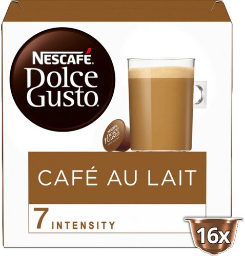 [42213] Nescafé Dolce Gusto Café au Lait 16 Capsules