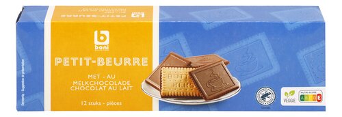 [21029] Boni Petit-Beurre Chocolat au Lait Biscuits 165 Gr