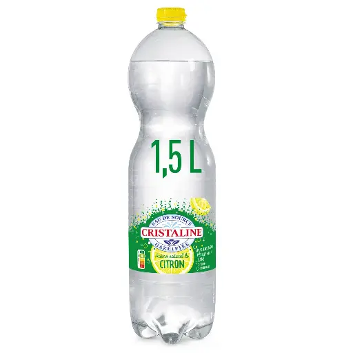 [25895] Cristaline Eau Pétillante Citron 1,5 L