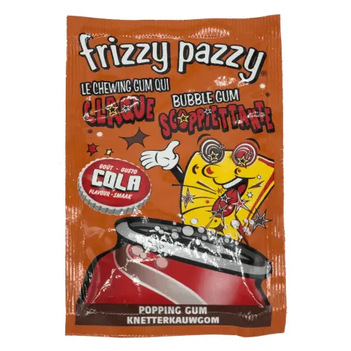[038282] Frizzy Pazzy Cola Popping Gum 7 Gr