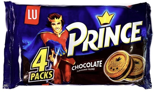 [015148] Lu Prince Fourré Choco Biscuits 4x60 Gr