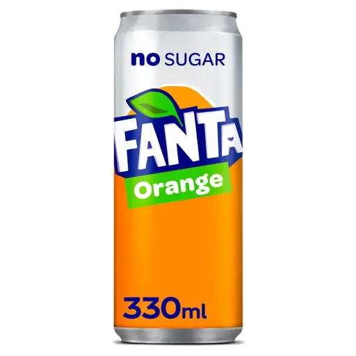 [5330] Fanta Orange No Sugar Canette 33 Cl