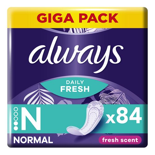 [ALWA011] Always Ultra Daily Fresh Normal Protège Slips 84 Pièces