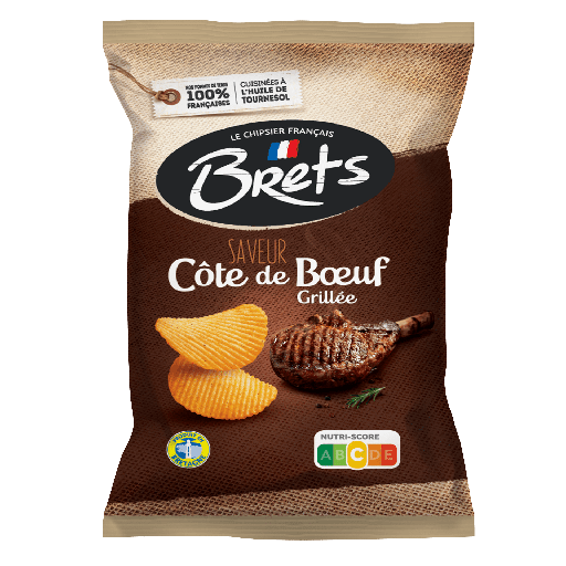 Bret's Côte de Bœuf Grillée Chips 125 Gr