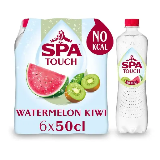 Spa Touch Watermelon Kiwi Eau Pétillante Aromatisée 50 Cl