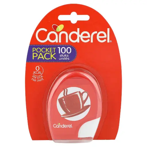 [CAND001] Canderel Édulcorant Pocket Pack 100 Pièces