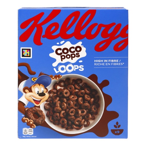 Kellogg's Coco Pops Loops Céréales 285 Gr