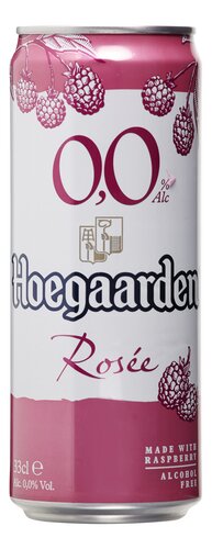 Hoegaarden Rosée 0,0% Canette 33 Cl
