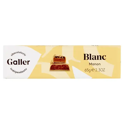 Galler Blanc Manon Bâton Chocolat 65 Gr