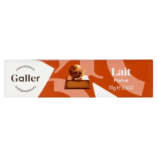 Galler Lait Praliné Bâton Chocolat 70 Gr