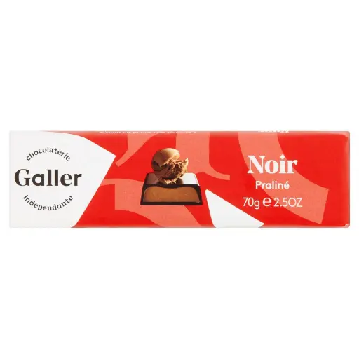 Galler Noir Praliné Bâton Chocolat 70 Gr