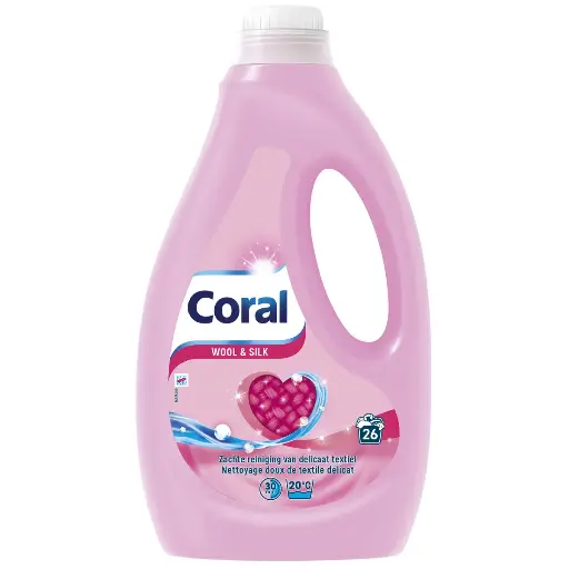 Coral Laine & Soie Lessive Liquide 26 Doses