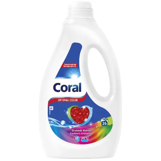 Coral Optimal Color Lessive Liquide 26 Doses