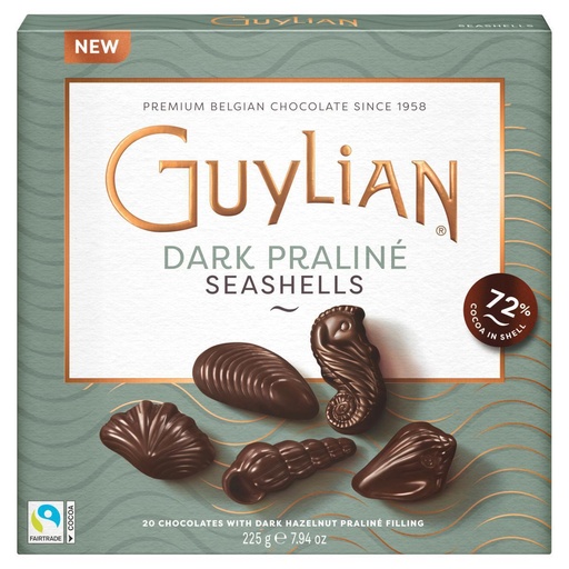 Guylian Chocolats Fruits de Mer Praliné Noir 225 Gr