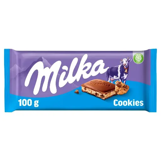 Milka Cookies Tablette Chocolat 100 Gr