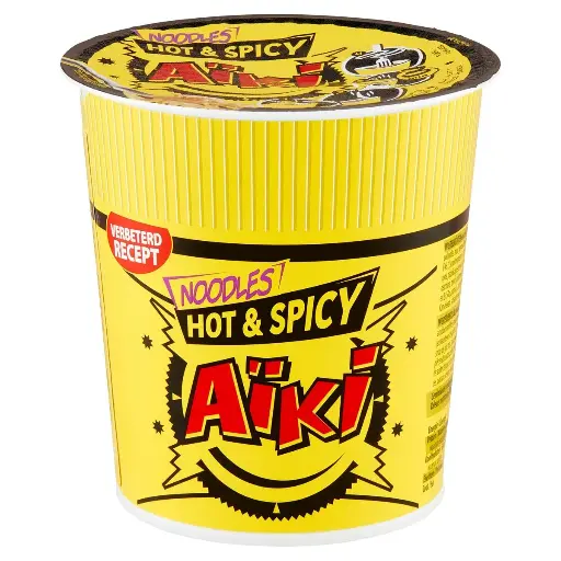 Aiki Noodles Hot & Spicy Pot de Nouilles 67,5 Gr
