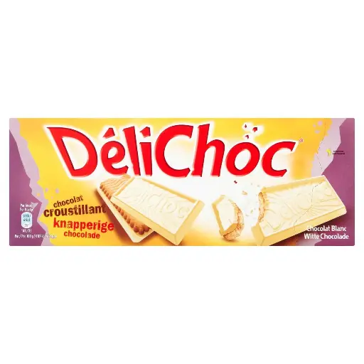 Delacre DéliChoc Chocolat Blanc Biscuits 150 Gr