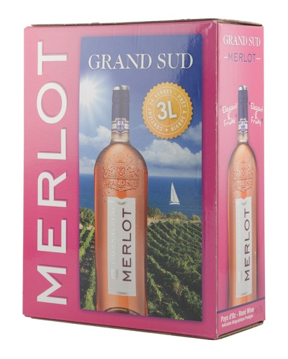Grand Sud Merlot Vin Rosé BIB 3L