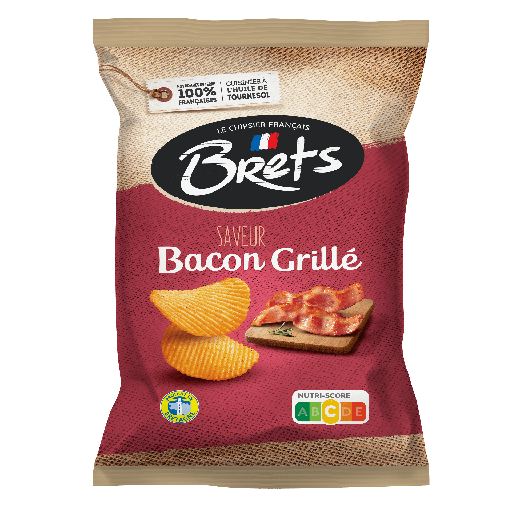 Bret's Bacon Grillé Chips 125 Gr