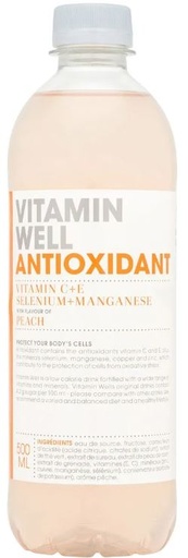 Vitamin Well Antioxidant Peach 500 Ml