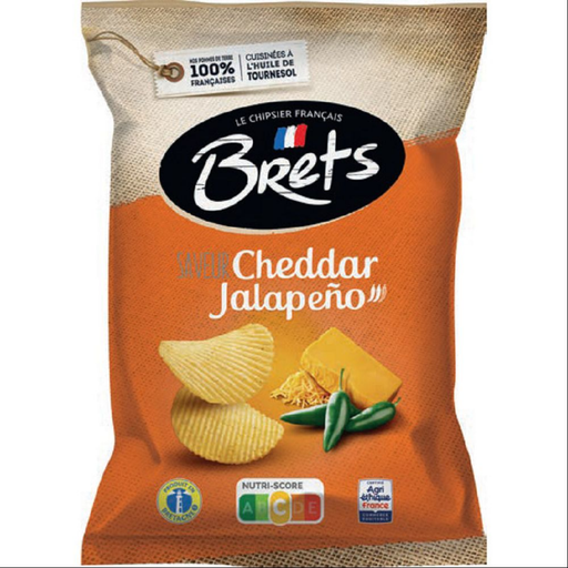 Bret's Cheddar Jalapeño Chips 125 Gr
