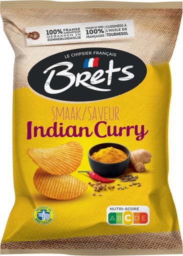 Bret's Sauce Curry Chips 125 Gr