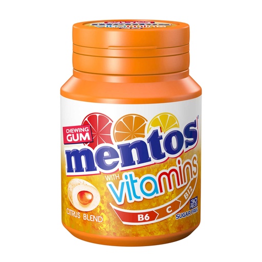 Mentos Citrus Vitamins Chewing-Gum 30 Pièces