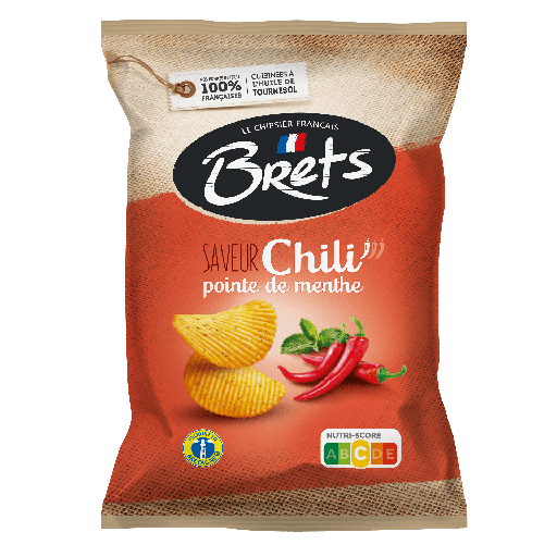 Bret's Chili Pointe de Menthe Chips 125 Gr