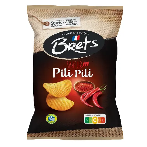 Bret's Pili Pili Chips 125 Gr
