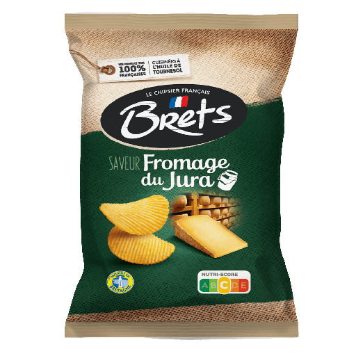 Bret's Fromage du Jura Chips 125 Gr