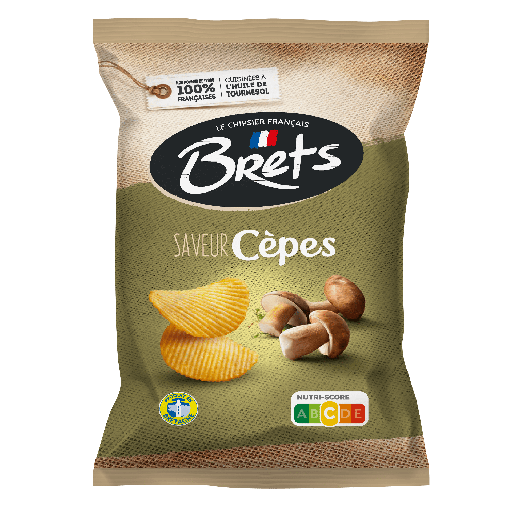 Bret's Cèpes Chips 125 Gr