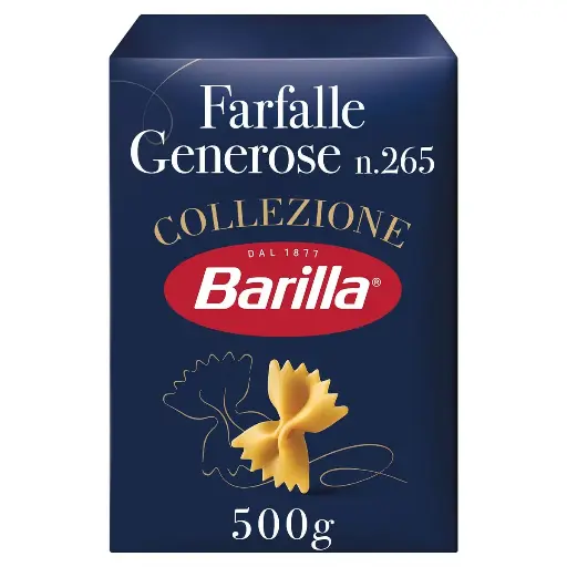 Barilla Farfalle Generose N.265 Pâtes 500 Gr