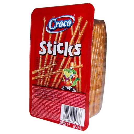 Croco Sticks Bâtonnets Salés 100 Gr