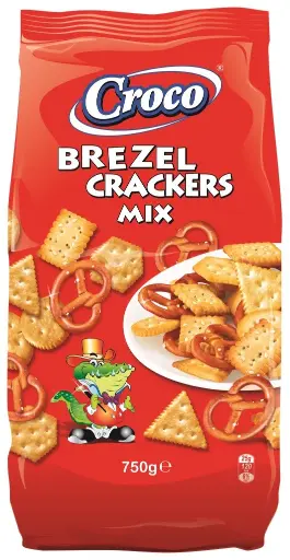 Croco Brezel Crackers Mix 750 Gr